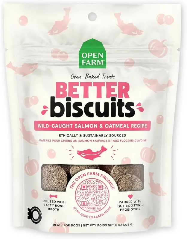 - Cat stress soothing sprayOpen Farm Better Biscuits Wild Caught Salmon & Oatmeal Dog Treats  8 oz