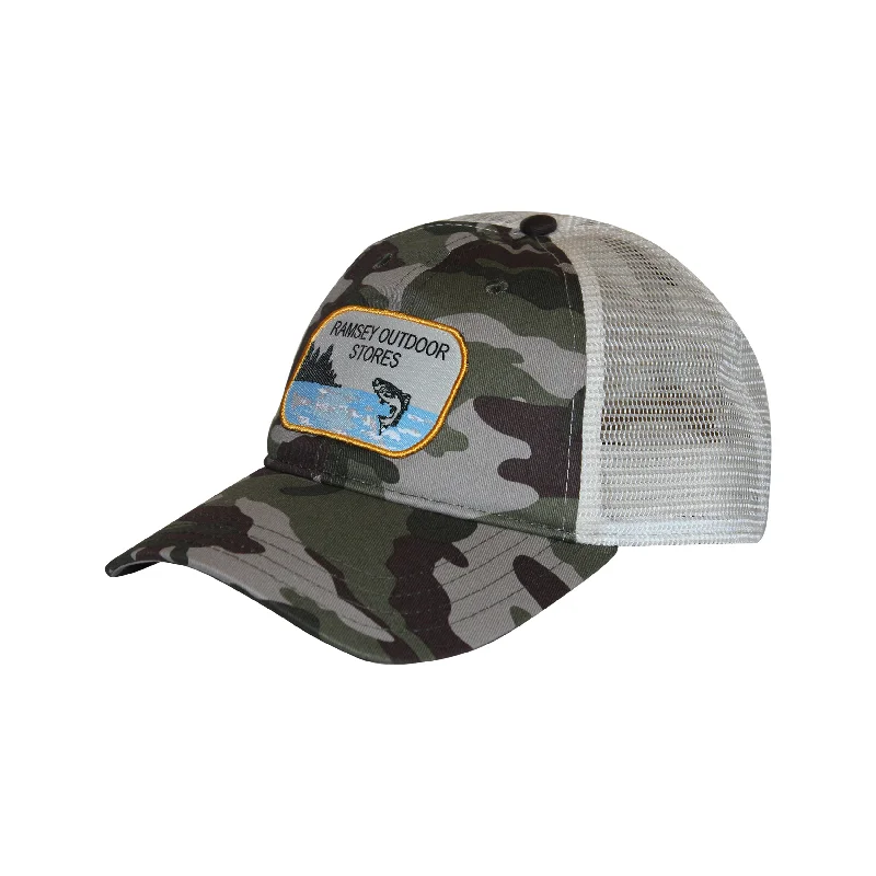 Ramsey Fish Jump Patch Trucker Hat